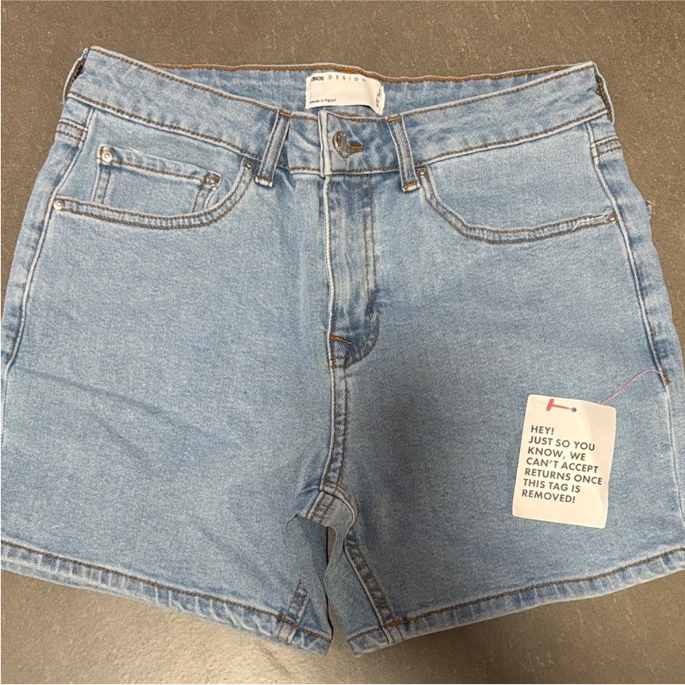 ASOS Light Blue Denim Women’s Shorts- NEW size 30